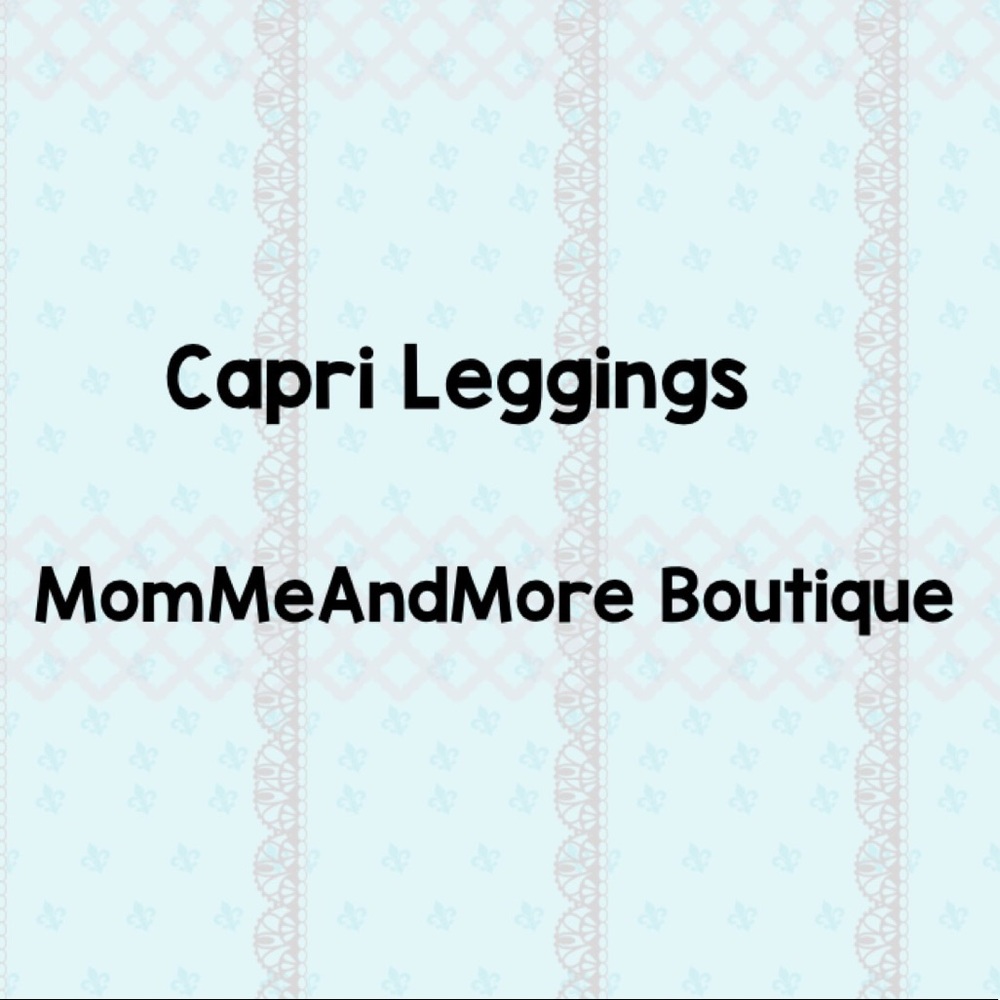 NEW Capri Leggings For Women Black White Pink & more